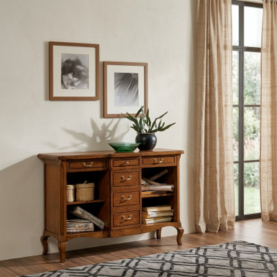 Classique garde-robe meubles en bois massif mobilier italien buffet commode