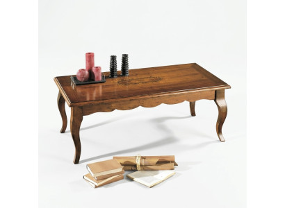 Salon Tables Baroque Bois Tables Basses Solides Classique Table Basse en Bois