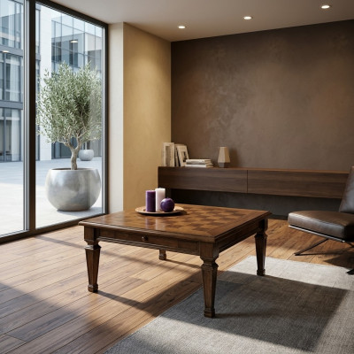 Table de designer Table de salon Tables Table basse Bois Table d'appoint Table basse