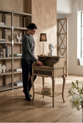 Table Console Tables de console Console de maquillage Meubles bois Console secrétaire Bois