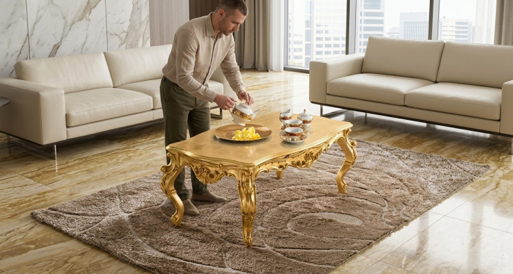 Table basse Table d'appoint Table basse de salon Mobilier de salon Table basse neuve Design de luxe