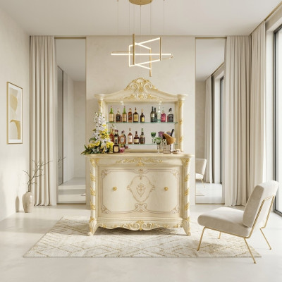 Table de bar comptoir de bar bar à domicile style antique baroque comptoir de bar comptoir de bar