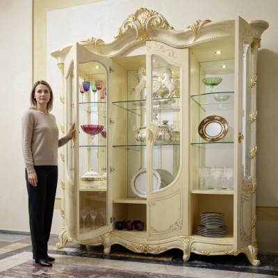 Vitrines Salon Armoires Buffet Bois Nouvelle Luxe Vitrine Armoire Classique