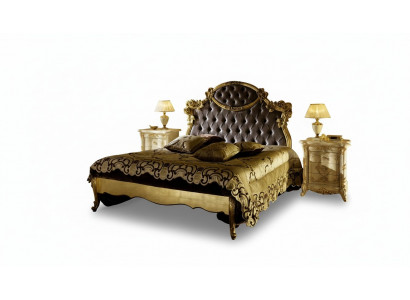 Lits de luxe Chesterfield de chambre d'hôtel de meubles baroques classiques nouveau
