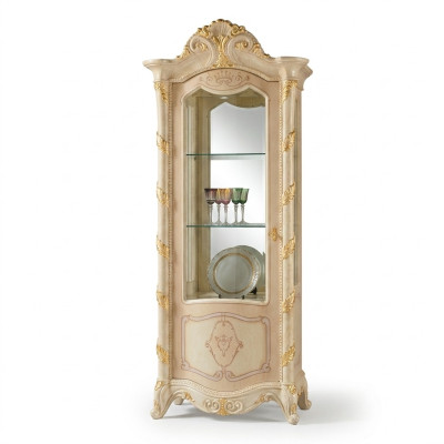 Armoire Buffet Meubles italiens en bois Vitrine Armoire Vitrines Salon