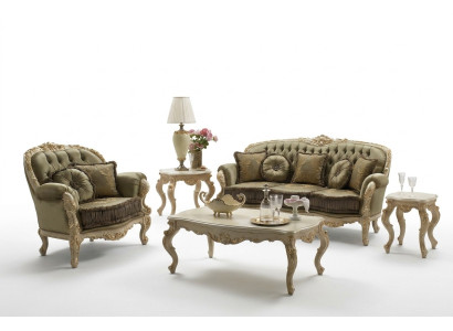 Ensemble de sièges 3+2 places Canapés rembourrés de design Tissu Relax Classic s neuf Marron