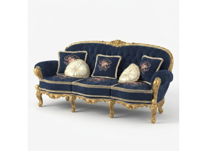 Chesterfield Classic Trois places Canapé paysage vivant Canapés en textile 3 places neuf