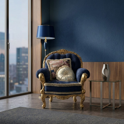 nouveaux canapés fauteuils classiques en tissu classique meubles de luxe canapé 1 place