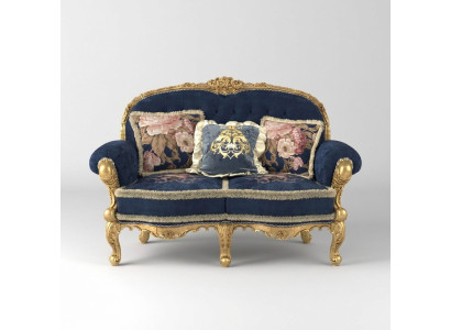 Chesterfield canapé 2 places Canapés Canapés Tissu en velours Meubles à deux places Neuf