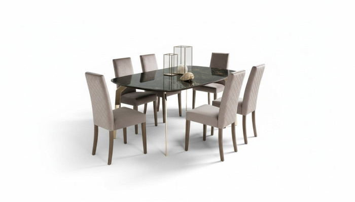 Table de salle à manger Noire Tables de designer Design moderne Mobilier de luxe Table de salle à manger Cuisine