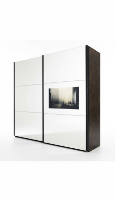 Garde-robe Meubles de chambre en bois massif Italie Armoire en bois massif
