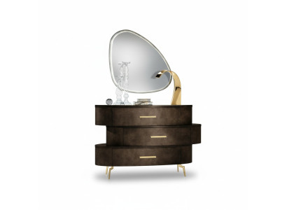 Designer Holzkommode Sideboard Schubladen Sekretär Konsolen Schminktische Tisch