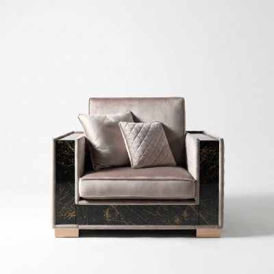 Designer de revêtements textile pour 1 siège, canapé neuf avec fauteuil 120x102cm.