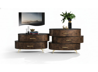 Luxueux coffrets en bois Armoire étagère Console Mobilier neuf Conception de commode Armoire