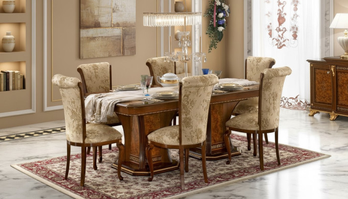Tables Meubles Table à manger Style ancien Bois massif Tables à manger italiennes Table Bois