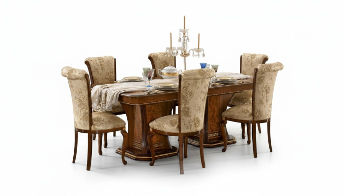 Tables Meubles Table à manger Style ancien Bois massif Tables à manger italiennes Table Bois