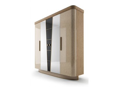 Mobilier de chambre Italie Armoire en bois Armoire en bois massif Armoire solide