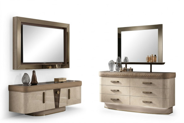 Commode Suite Groupe Bois Design Armoire nouvelle Ensemble de salon Commode Miroir