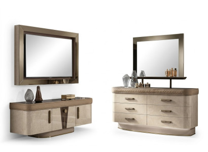 Commode Suite Groupe Bois Design Armoire nouvelle Ensemble de salon Commode Miroir