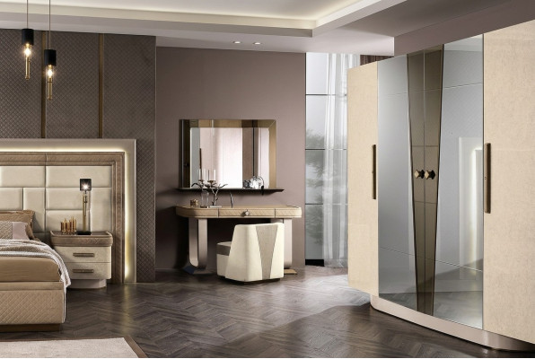 Coiffeuse Chambre Tabouret Ensemble Coiffeuse Console Miroir
