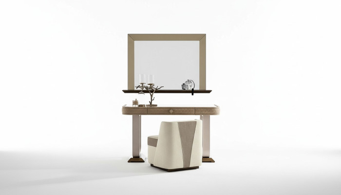 Coiffeuse Chambre Tabouret Ensemble Coiffeuse Console Miroir