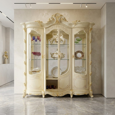 Salle d'exposition de meubles italiens Vitrine en verre Armoires de salle d'exposition de salon nouveau