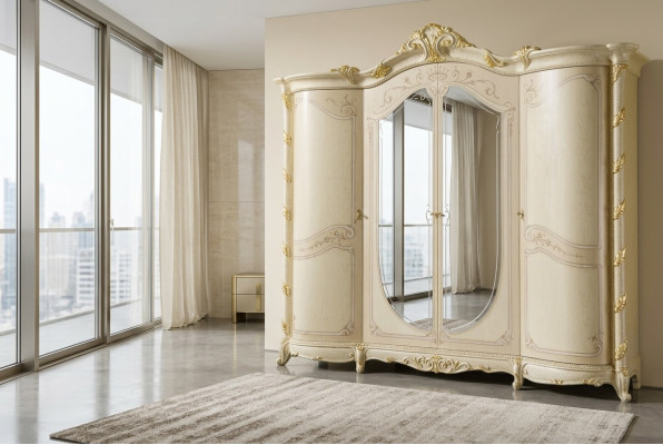 Meubles de chambre Italie Armoire en bois Armoire en bois massif