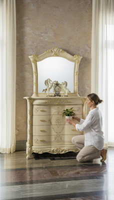 Commode Tiroirs Bois Buffet Armoire Armoires Commodes massives Salon