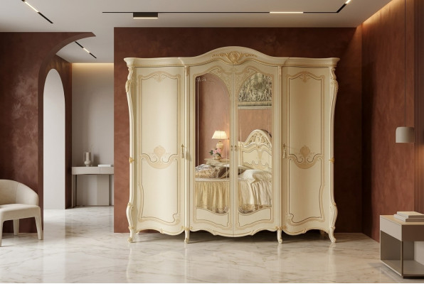 Meubles de chambre Italie Armoire en bois Armoire en bois Véritable bois Massif