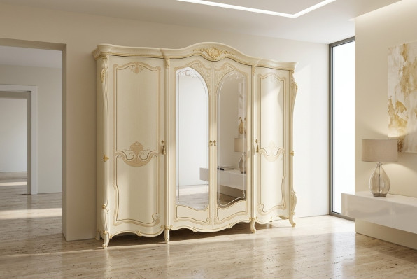 Meubles de chambre Italie Armoire en bois Armoire en bois Véritable bois Massif