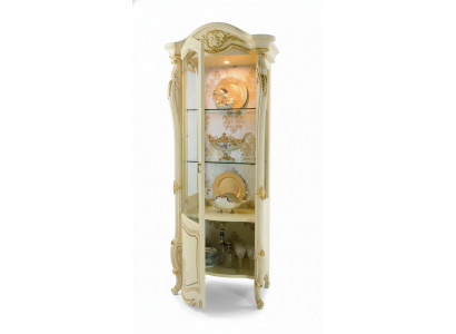 Commode Armoires Vitrines en verre Garde-robe Baroque Rococo Vitrine Commode Vitrines