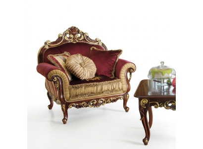 Fauteuil Conception Canapé Sofa Relax Tissu Salon Club Siège Luxe Turquoise Baroque neuf