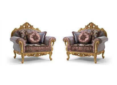 Fauteuil design Art déco en textile pour salon, salon lounge. Nouveau mobilier design luxueux Chaises.
