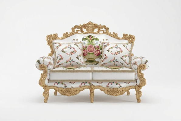 Classique Rembourrage Canapés Tabouret Canapé Canapés Mobilier Canapé Deux Places 2 Places Italie.