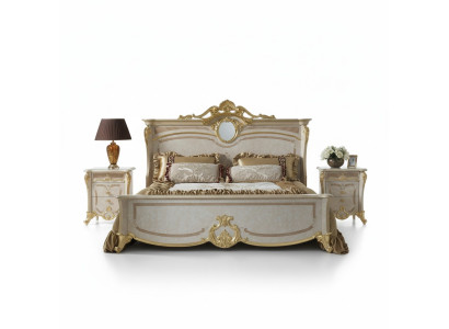 Lit Chambre Lits Lit double Cadre de lit Hôtel Design Rembourrage Mobilier de luxe
