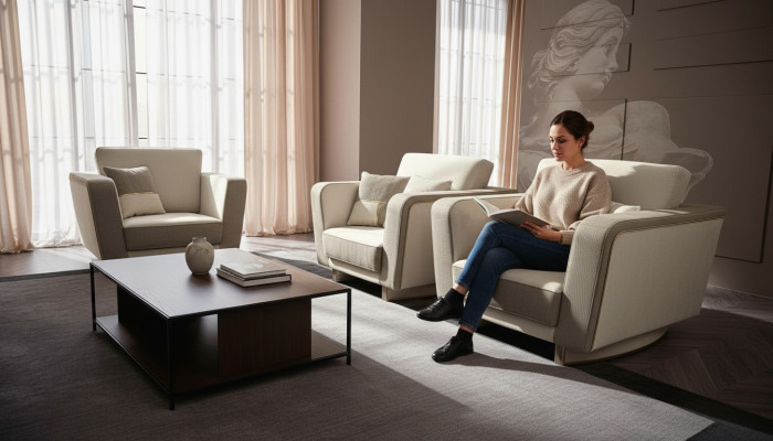 Mobilier Aménagements Fauteuil Club Club Single Seater Fauteuil de Luxe Design Chaise Hôtel nouveau