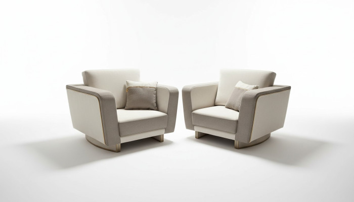 Mobilier Aménagements Fauteuil Club Club Single Seater Fauteuil de Luxe Design Chaise Hôtel nouveau