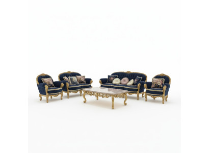 Ensemble de canapés 3 places 2 fauteuils Design Canapé Rembourré Canapés Moderne Luxe Nouveau Canapé