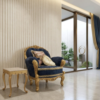 Design classique fauteuil salon canapé une place canapé lounge club hôtel de luxe.