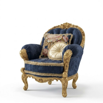 Design classique fauteuil salon canapé une place canapé lounge club hôtel de luxe.