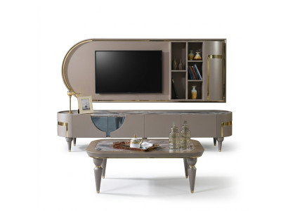 Meuble TV Armoire Basse Meuble TV Armoire Mobilier Armoires Buffet de salon Commode Coiffeuse Nouveau