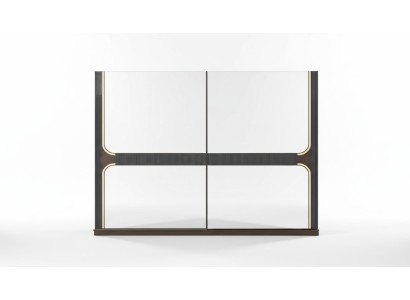 Conception de garde-robe Armoires à vêtements Miroir Mobilier Garde-robe Style italien