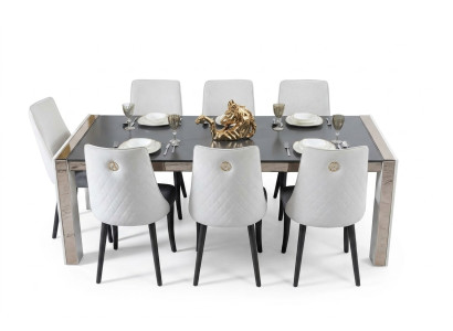Mobilier en bois massif de table en Italie Tables de salle à manger Mobilier Table à manger Luxe