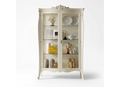 Vitrine Meubles en bois massif Armoire en verre Cabinets Vitrines Salle de séjour Buffet neuf