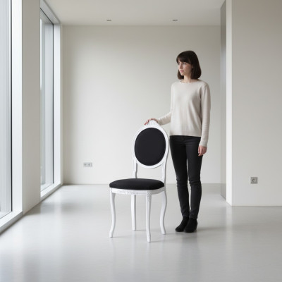 Chaise de salle à manger Fauteuil Chaise Design Chaise rembourrée Fauteuils Fauteuil Mobilier Accoudoir