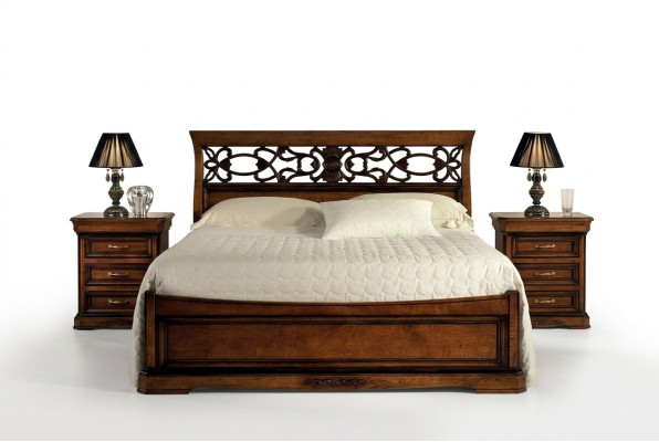 Meuble de lit pour chambre Lit double Lit en bois Lit design Vaccari cav giovanni