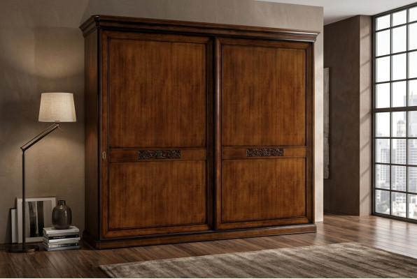 Armoire de vêtements Chambre Armoire Meubles en bois Classique Baroque Mobilier neuf