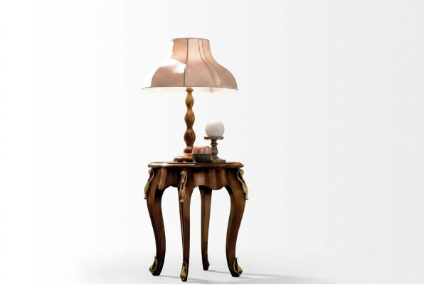 Table basse ronde de luxe Table de canapé design Table d'appoint de salon en bois nouveau