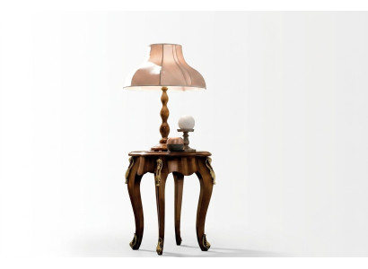 Table basse ronde de luxe Table de canapé design Table d'appoint de salon en bois nouveau