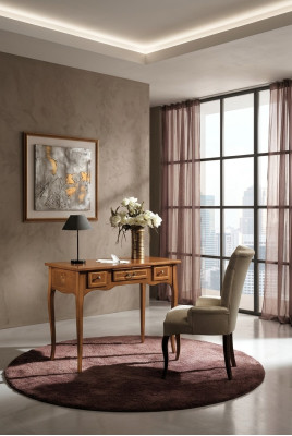 Bureau + chaise Ensemble complet Mobilier Tables de luxe Italie Table 2pcs.